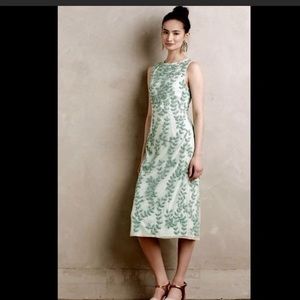 Anthropologie Koravilas Vinea Dress Mint